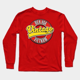 Bien Hoa vietnam retro logo Long Sleeve T-Shirt